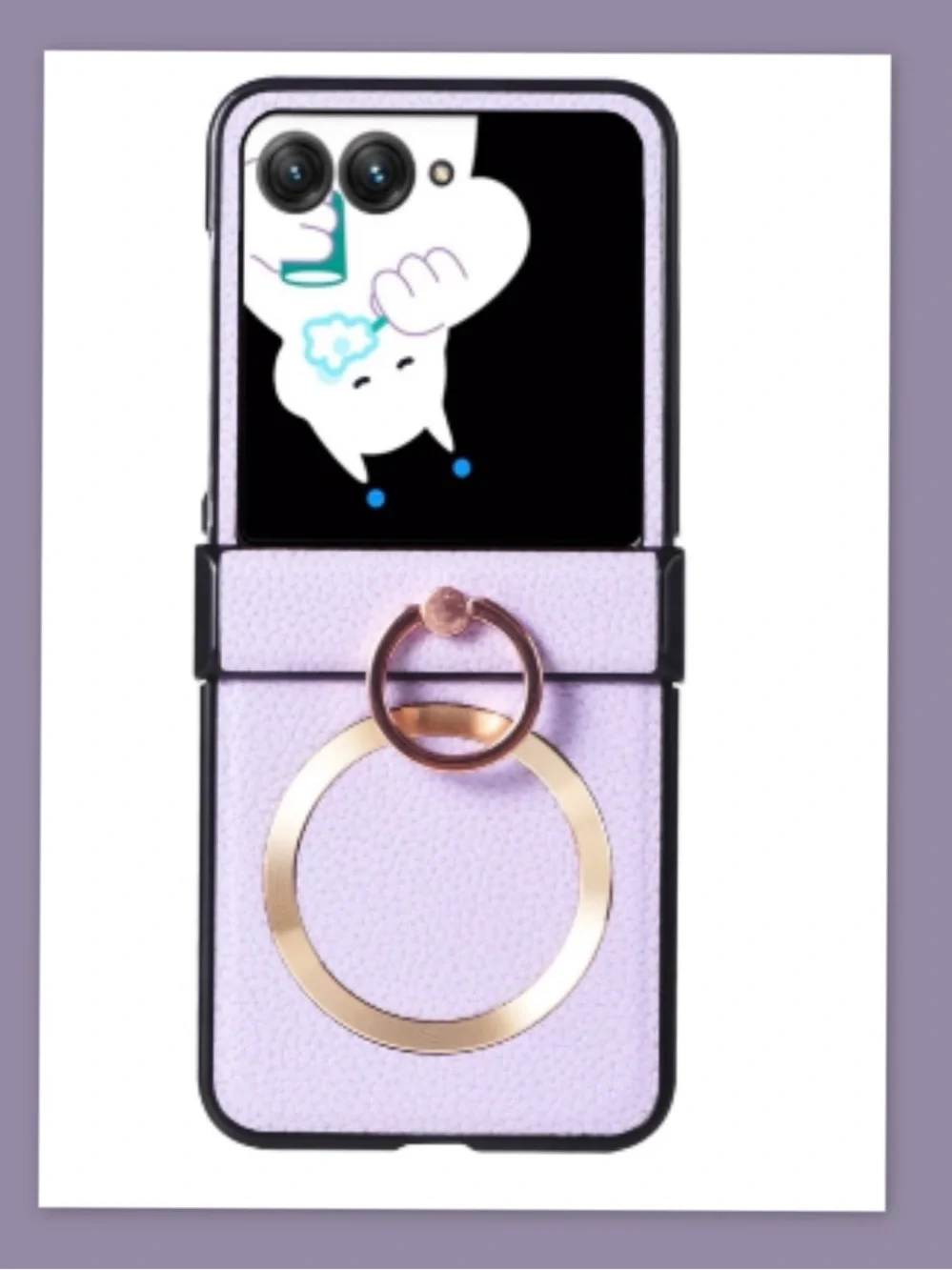 Motorola Razr 2025 Case with Hinge Protector Ring Holder